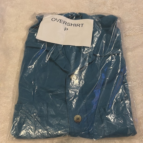 BNIB BBP Oversized Overshirt Marine Blue - Picture 2 of 2